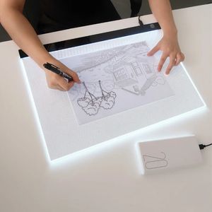 LED Dessin Copie Conseil Enfants Jouet Pour Dessiner 3 Niveau Dimmable Peinture Tablette Veilleuse Bloc-Notes Enfants Apprentissage Jeu Éducatif 240124