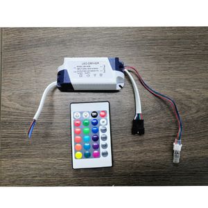 Pilote LED 3W 6W 12W 18W RGB panneau lumineux AC85-265V adaptateur d'alimentation transformateur LED spots