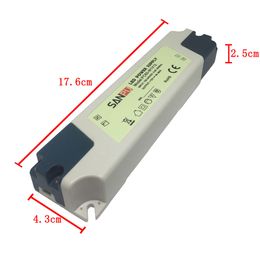 LED-stuurprogramma brede spanning AC 100-240V DC 12V 16.6A 20W PC60-W1V12 Hoge kwaliteit LED-voeding Transformator LED-driver