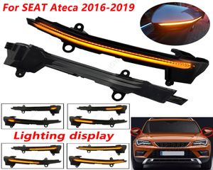 LED Dynamische Side Achteruitkijkspiegel Sequentieel Knipperende Richtingaanwijzer Voor SEAT Ateca Cupra Ateca Tarraco Xcellence 201620192495132