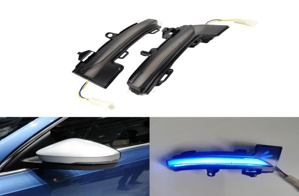 Clignotant dynamique LED pour rétroviseur latéral, indicateur lumineux adapté à Skoda Octavia Mk3 5E 2013 2014 2015 2016 201720199711723