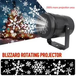 LED -effect Sneeuwvlokverlichting sneeuwstorm bewegende sneeuw laser projector indoor buitenlicht kerstprojectie lichtstrap verlichting verlichting