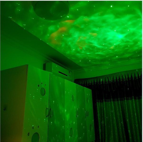 Efectos LED Lámpara de proyección Aurora creativa Luz de estrella Dormitorio para niños