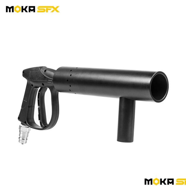 Effets LED Moka SFX Co2 Gun Dj Handheld Jet Hine Stage professionnel Effet spécial Fog Maker pour événement de fête Disco Concert Club Drop Dhqtk