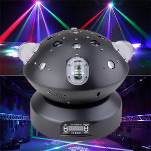 LED Moving Head Stage Light, Professional RGBW DJ Light for Uplighting Events, Sound Activated for KTV Disco Party Wedding Concert (No Laser)