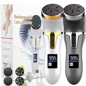 LED elektrische pedicure voetmolen stofzuiger draagbaar bestand callus remover dode huidverzorgingsgereedschappen trimmer exfoliërende schuurmachine 231222