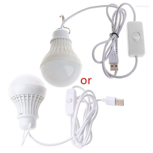 LED Saving Bulb Bulb Light Camping Camping Home Night Lamp Switch