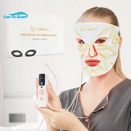 Led Face Mask 4 Kleur LED LICHT PON BLAUWE REDTRETHERAPIE ONTWIKKELING GEZICHT 240318