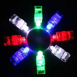 LED Finger Lights Lamp Mini Lights Up gloeiende ring Toortspartij Decoratie Flash Light Kid Magic Toys Gift