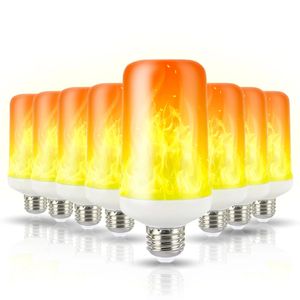 Lámpara de llama LED E27 E26 B22 E14 E12 Bombilla Efecto de llama Lámparas de fuego Emulación parpadeante 3W 5W 7W 9W Lámpara LED de decoración AC85-265V