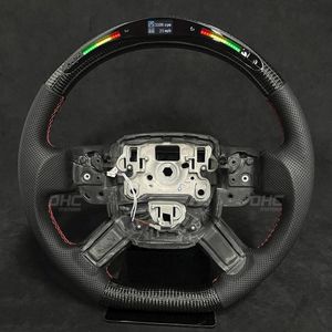 LED Flash Display Carbon Fiber Racing Car Steering Wheels Kit voor Range Rover auto -onderdelen