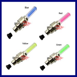 LED Flash pneu lumière MOTO vélo roue bouchon de Valve lumières voiture moto vélo roues pneus lampe de poche multicolore 5 couleurs