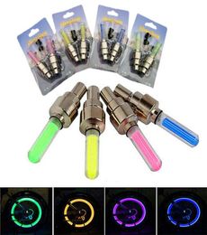 LED Flash Tyre Wheel Valve Cap Licht Fiets Motor Wielband Licht LED Autolicht Voor Auto Fiets Accessoires Whe2600922