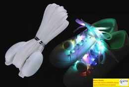 LED knipperende schoenveters verlichten nylon schoenveters met voor feest gloeiende gunsten lopende hiphop dansen fietsen wandelen schaatsen 3 modi