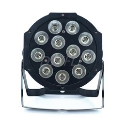 LED plano Par 12x18W RGBWA UV luz caliente 12X12W RGBW 4 en 1 LED DJ Luz de lavado iluminación de escenario Fiesta de DJ discoteca