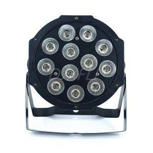 LED plat Par 12x18W RGBWA UV lumière chaude 12X12W RGBW 4in1 LED DJ lavage lumière éclairage de scène Dj fête Disco