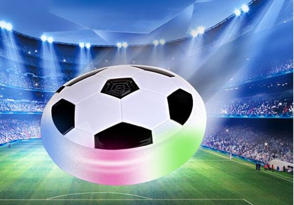 La bola de deslizamiento de fútbol flotante LED ilumina aire colorido al aire libre al aire libre Aire suspendido fútbol fútbol blanco blanco con minorista1634259