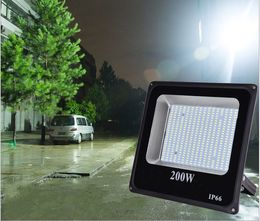 Luz de inundación llevada 30w 50w 100w 150w 200w ac85265v impermeable ip66 proyector lámpara de jardín al aire libre iluminación de reflector led