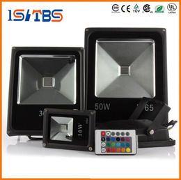 LED Flood Light AC85V265V LED projecteur 10W 20W 30W 50W RGB étanche IP65 réflecteur éclairage LED projecteur de jardin extérieur S6118726