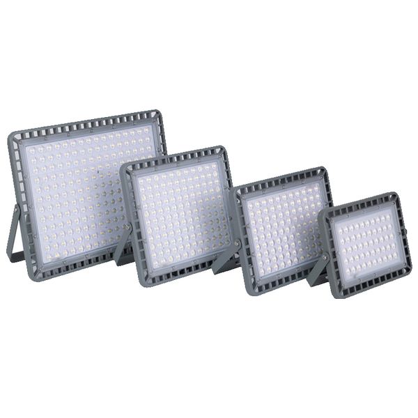 Reflectores LED 200W 150Lm / W Ra80 Reflector ultrafino de sexta generación 6000K AC85-265V Luz de inundación para estadio Accesorio de iluminación impermeable Patios de juegos oemled