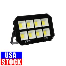 LED Floodlights Outdoor 600W 400W 200W Werk met IP65 Waterdicht 6500K Witlicht Flood Light voor garagetuin gazon en werf nu oemled