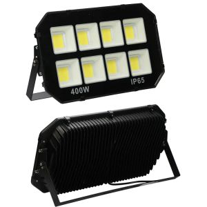 Les projecteurs LED d'extérieur 600 W 400 W 200 W fonctionnent avec un projecteur de lumière blanche étanche IP65 6500 K pour garage, jardin, pelouse et cour maintenant LL