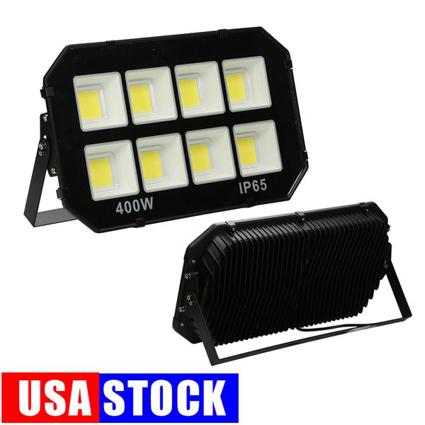 Projecteurs LED Super Bright Outdoor Work Lights IP66 Éclairage d'inondation étanche pour Garage Garden Lawn and Yard 50-600W 6500K Crestech168