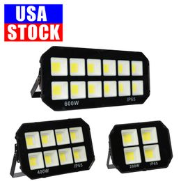 LED schijnwerpers waterdicht 200W 600W 400W Outdoor Flood Lights Landscape Lamps AC 85-265V 6500K Cold Whites nu gebruik