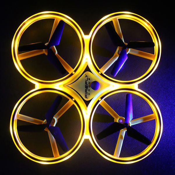 LED Jouets Volants RC Drone Geste Sensoriel Quadcopter Mini Montre Intelligent Infrarouge Induction Télécommande UFO Hélicoptère drone Enfants 230807