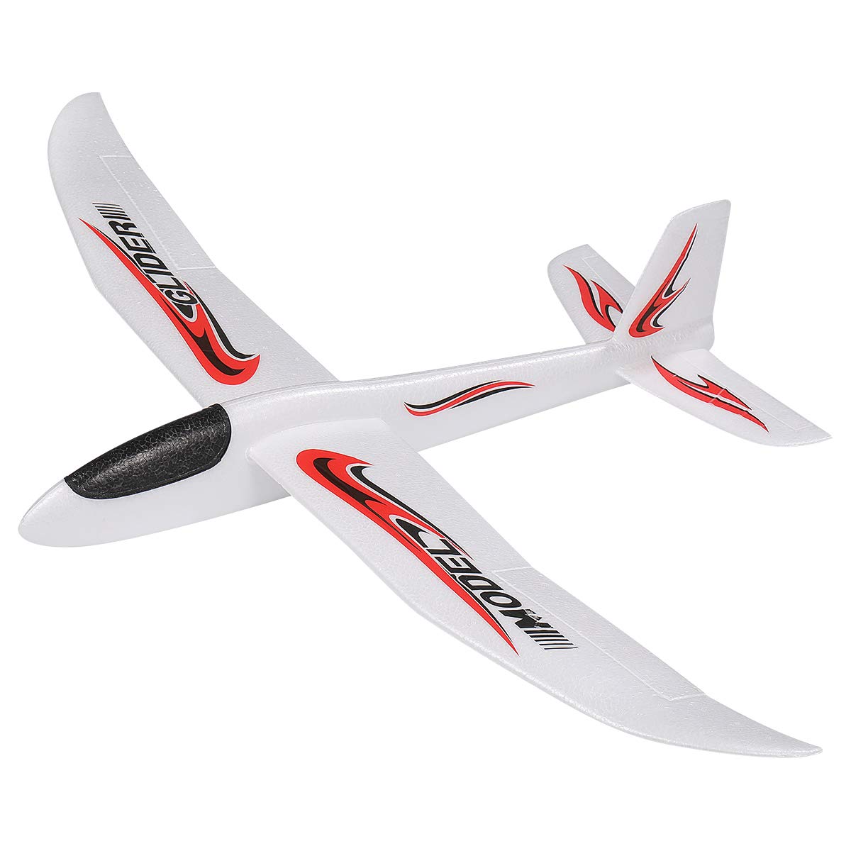 LED Flying Toys Toyandona 1pc Foam Glider Airplane 39 inch grote werpvliegtuigen lichtgewicht buiten voor meisjes jongens feest gunst of gi ammnj