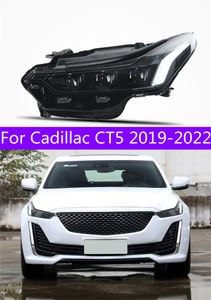 Faros delanteros LED para Cadillac CT5 20 19-2022 DRL luces de circulación diurna de repuesto faro LED de señal de giro dinámico