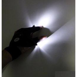 Gadget LED 2pcspair Glove Glove Glove Lampe de poche Mtiuse 1 pièce pour la randonnée à la caméra Réparation de mini-lumière portable Light1912688 DR DH41W