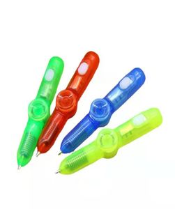 LED-gadget Multifunctionele glanzende lichtgevende balpen creatief speelgoed voor kinderen draaiende gyro leren kleurrijke lichten1206799