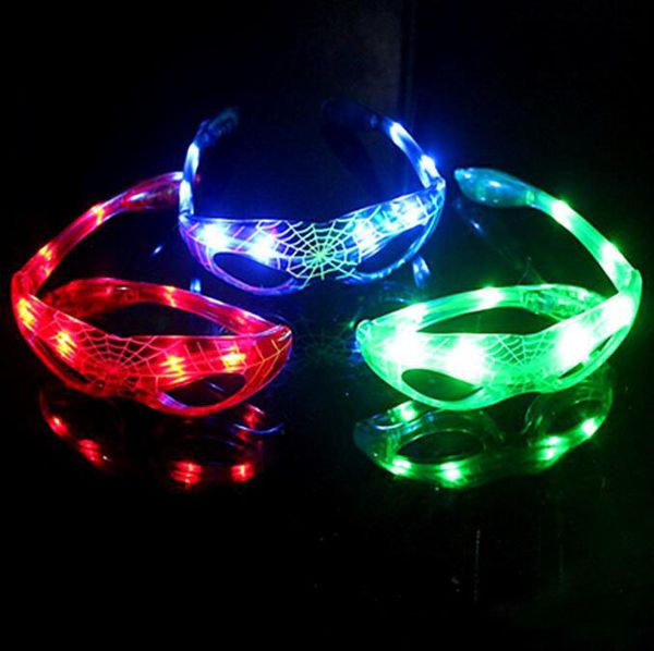 LED GLITTER HODE HODDING PROM PROMSES SPIDER GLOW LUMIRES LUMIÈRES