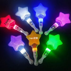 Guantes LED Glowing Magic Star Wand Regalos Luminoso Fiesta Decoración Light Stick Niños Niños Niñas Feliz Cumpleaños Fluorescente Decoraciones 231207