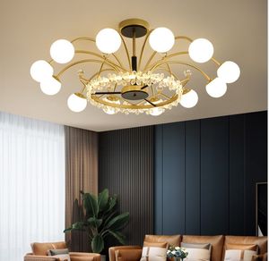 Led gouden luxe woonkamer kroonluchter verlichting Nordic moderne minimalistische slaapkamer eetglas kristal