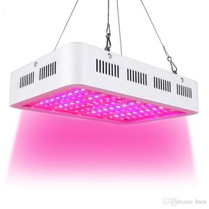 LED élèvent la lumière 1000W Double puce spectre complet pour intérieur Aquario fleur de plante hydroponique LED élèvent la lumière à haut rendement