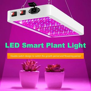 LED Grow Light 2000W 3000W double commutateur Phytolamp Lampe de croissance de la puce imperméable Spectre complet Box Box Indoor318l