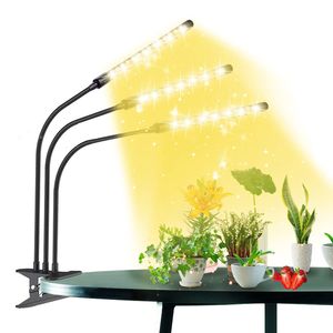 Lampe de culture LED pour plantes d'intérieur, 198 LED, avec fonction de synchronisation à spectre complet, 9 intensité variable, col de cygne réglable à 360°, 4 modes de commutation, démarrage des graines