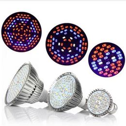 LED -kweeklichten 30W 50W 80W Volledig spectrum LED -planten Growlampen E27 LED Horticulture Grow Light voor tuin bloeiende hydrocultuur SY215P