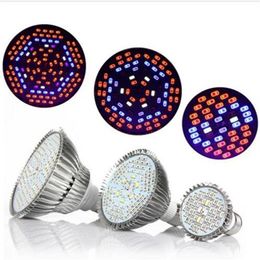 LED -kweeklichten 30W 50W 80W Volledig spectrum LED -plant kweeklampen E27 LED Horticulture Grow Light voor tuin bloeiende hydrocultuur SY275D