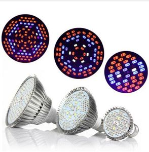 Led-kweeklampen 30W 50W 80W Volledige Spectrum Led Plant Grow Lampen E27 LED Tuinbouw Grow Light voor Tuin Bloei Hydrocultuur Sy2433783