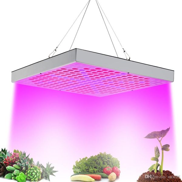 LED élèvent des lumières 45W lampe de plante AC85 ~ 265V LED à spectre complet plantes de serre hydroponique panneau de fleurs élèvent des lumières