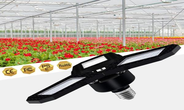 Luces LED de cultivo E27, bombilla Led para plantas de espectro completo, 144Leds para jardín, invernadero, flores vegetales suculentas 3539401