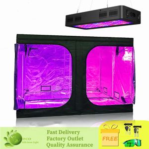 LED Grow Lights Spectre complet pour les plantes VEG / BLOOM 410-730 NM Tente de culture IR / UV pour la serre hydroponique Culture des fleurs de plante intérieure de la lampe