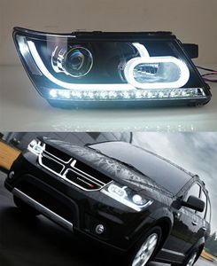 LED-koplamp voor Dodge Journey richtingaanwijzer koplamp 2009-2017 DRL grootlichtprojectorlens