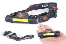 Linterna LED para cabeza recargable para trabajo, luz de conducción USB fuerte, frontal, mujer, hombre, linterna para acampar al aire libre, pesca, 7sj K27741973