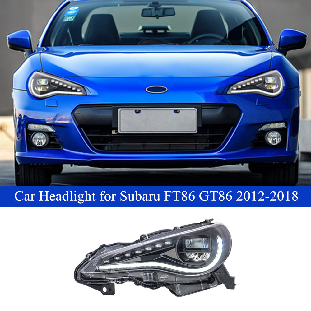 LED-hoofdlicht voor Subaru BRZ overdag hardlooplamp 2012-2018 FT86 GT86 Dynamische draai signaal Dual Beam Car Accessoires Lamp