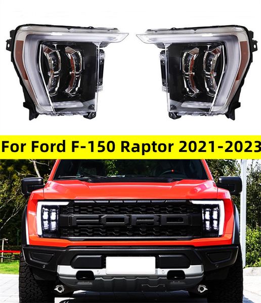 Phase de tête LED pour Ford F-150 Raptor 20 21-2023 Filans de tête DRL REFIT EYES ANGEL