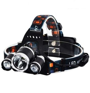 LED -koplamp Gebruik 218650 Batterij LED Kooflamp Hoofdlamp Torch Lantern Hunting Fishing Headlights Riding Lamp6370162